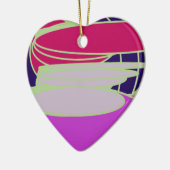 bunt 1332 abstrakte Kunst Keramikornament (Links)