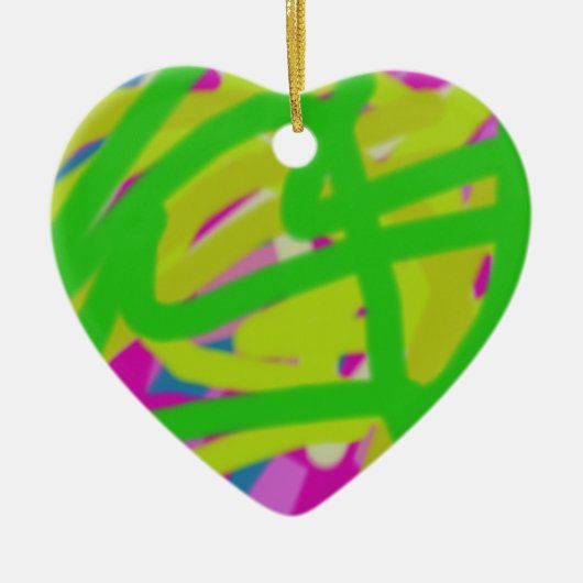 bunt 3748 abstrakte Kunst Keramik Ornament (Vorne)