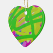 bunt 3748 abstrakte Kunst Keramik Ornament (Links)