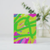 bunt 3748 abstrakte Kunst Postkarte (Stehend Vorderseite)