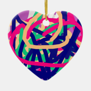 bunt 7647 abstrakte Kunst Keramik Ornament