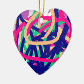 bunt 7647 abstrakte Kunst Keramik Ornament (Links)