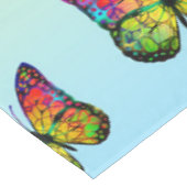 BUNT ABSTRAKT SCHMETTERLINGE TISCHDECKE (Schrägansicht)