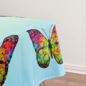 BUNT ABSTRAKT SCHMETTERLINGE TISCHDECKE (Beispiel)