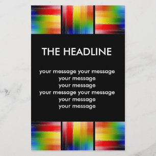 bunt Abstrakte Kunst Flyer