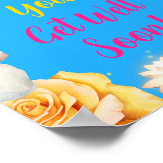 bunt bald gut Poster (Ecke)