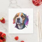 bunt beageln serviette (Beispiel)