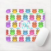 Bunt besitzen Sie Monogramm Mousepad (Mit Mouse)