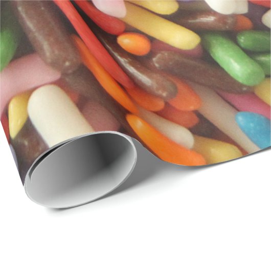 Bunt besprüht Packpapier (Rolleneckpunkt)