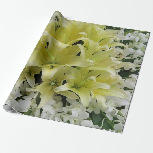 bunt+ Blume, Garten+ gnome, calla+ l Geschenkpapier (Ungerollt)