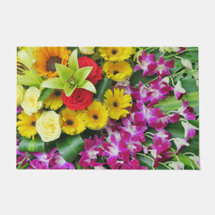 bunt+ Blume, Garten+ Gnome, Fußmatte