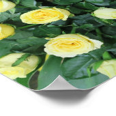 bunt+ Blume, Garten+ Gnome, Poster (Ecke)