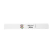 Bunt | Boho | WILDBLUME Einladungsbanderole (Flach)