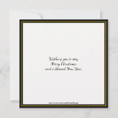 Bunt | CHRISTMAS TREE | Feste Grußkarte (Rückseite)