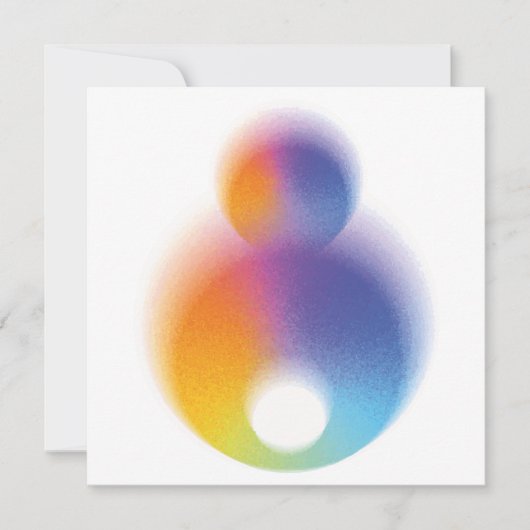 bunt dankeskarte (Vorderseite)