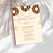 bunt Donut süße 15 Quinceañera Einladung