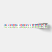 Bunt drehen Sie Reinfall-Muster-Band um Ripsband (Vorderseite)