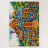 Bunt Einfach Rustikal Modern Kühl Puzzle (Vertikal)