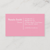 Bunt, elegant, Eiscreme-Wohnzimmer-Geschäft Visitenkarte (Rückseite)