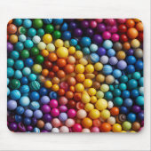 BUNT FARBIGE KUNSTSTOFFPERLEN MOUSEPAD (Vorne)