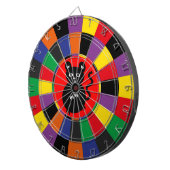 Bunt fügen Sie Ihr eigenes Bild Mitte hinzu Dartscheibe (Vorderseite rechts)