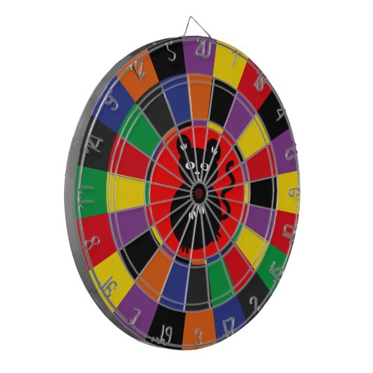 Bunt fügen Sie Ihr eigenes Bild Mitte hinzu Dartscheibe (Vorderseite Links)