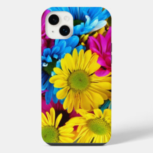 Bunt gefärbte Gänseblümchen iPhone 14 Plus Hülle