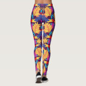 Bunt gemusterte Leggings (Rückseite)
