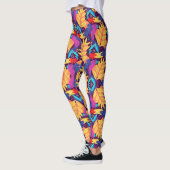 Bunt gemusterte Leggings (Links)