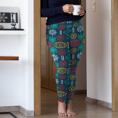bunt geometrisch leggings