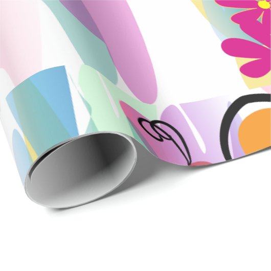 bunt geschenkpapier (Rolleneckpunkt)