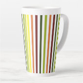 Bunt gestreifter Becher Milchtasse (Rechte Ecke)
