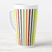 Bunt gestreifter Becher Milchtasse (Linke Ecke)