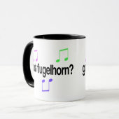 Bunt got Flugelhorn Tasse (Vorderseite Links)