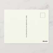 Bunt illustrierte Arizona-Karte Postkarte (Rückseite)