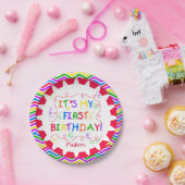 Bunt ist es mein erster alles- Gute zum Pappteller (Party)