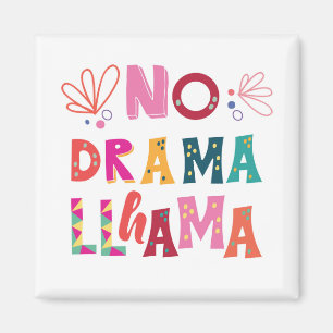 Bunt kein Drama-Lama Magnet