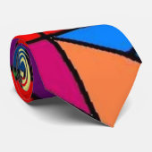 Bunt Krawatte (Gerollt)