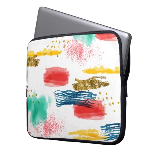 Bunt Laptopschutzhülle (Vorderseite Links)