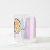 bunt mattglastasse (Mittel)
