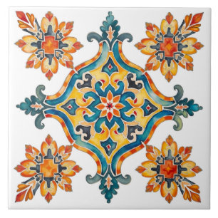 Bunt,mediterran,Mosaik,marokkanisch, Fliese