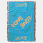 Bunt meine Vater-Wurfs-Decke Decke (Vorderseite Vertikal)