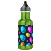 Bunt/Neon-Osterei/Frühling Edelstahlflasche (Rechts)