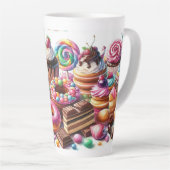 bunt-Party Food Art Designer Milchtasse (Rechte Ecke)