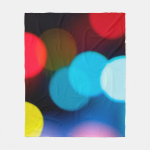 bunt (roter Himmel arktisch und gelb) verschwommen Fleecedecke