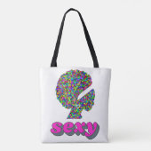 Bunt Sein ist sexy! Tasche (Rückseite)