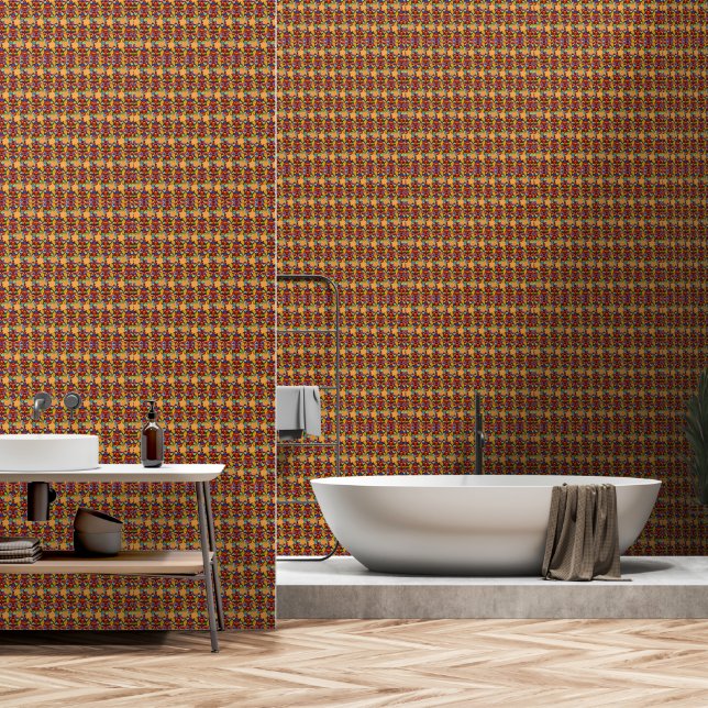 bunt tapete (Badezimmer)