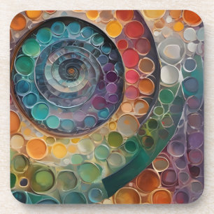 bunt und modern, Dekokissen Getränkeuntersetzer