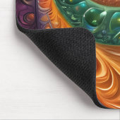 bunt und modern, design in Spiralenform Mousepad (Ecke)