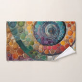 bunt und modern, ein schönes Handtuchset Badhandtuch Set (Handtuch)